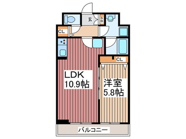 クラシヤの物件間取画像